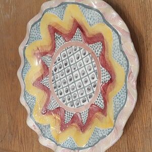 Mackenzie Childs Round Platter